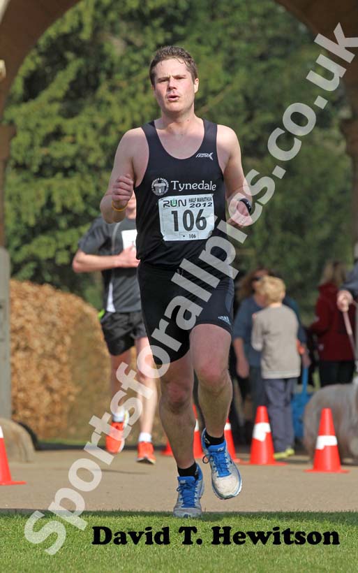 No 106 in the Run northumberland Half Marathon.
